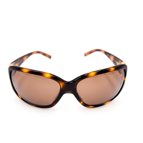 Bvlgari B.Zero Brown Tortoise Gold Logo Designer Sunglasses with case - Picture 2 of 9